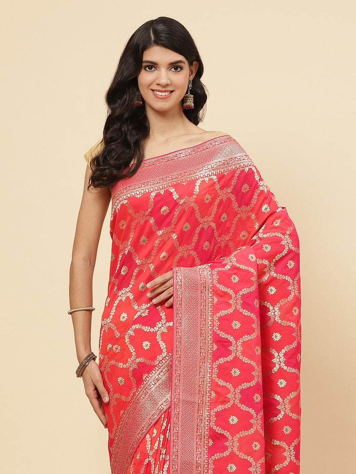 Banarasi Saree with Stone Jaal