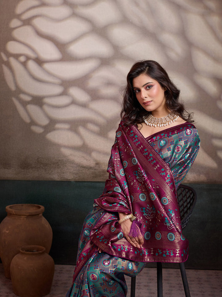 Woven Design Banarasi Silk Saree