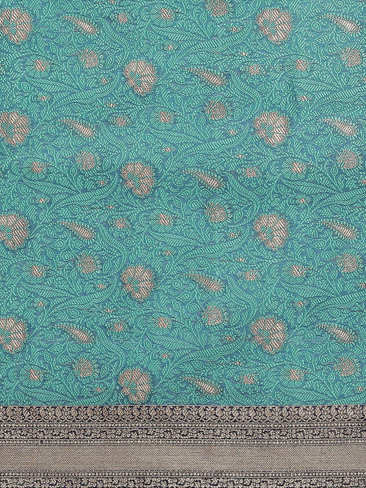 Resham Jaal Cotton Woven Saree