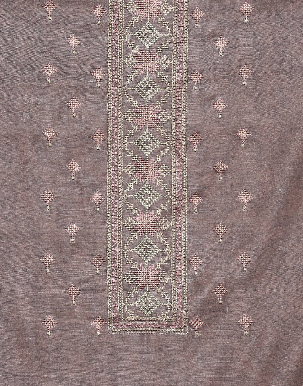 Chanderi Embroidered Suit piece