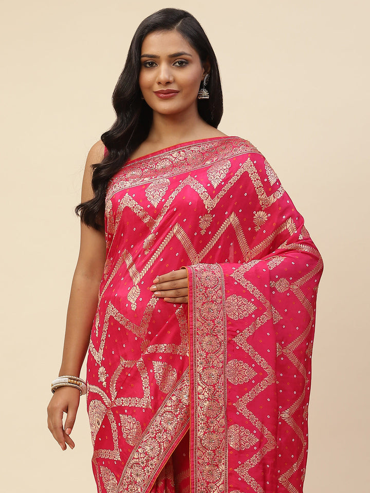 Stone Embroidered Banarasi Saree