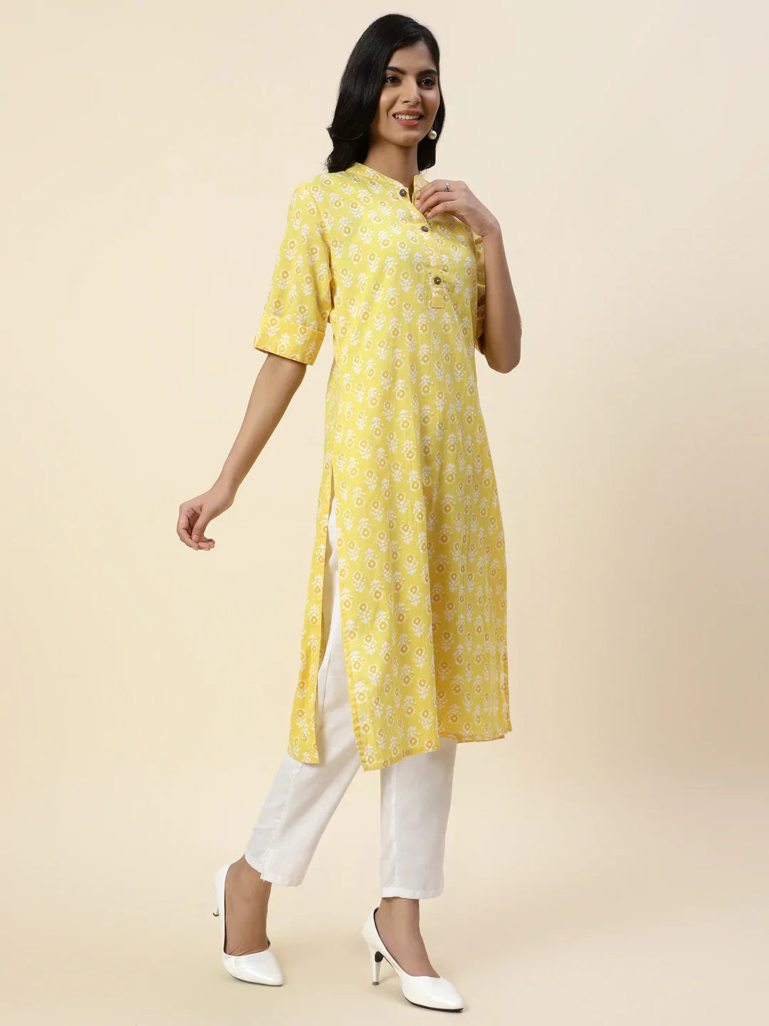 Printed Cotton Kurta