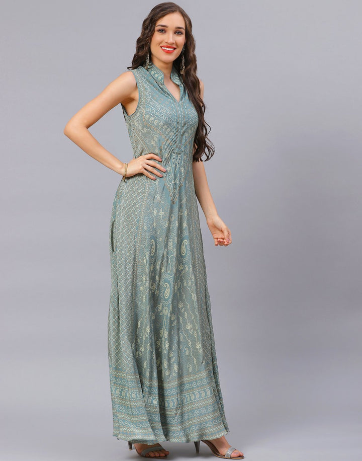 Aqua Dress-1