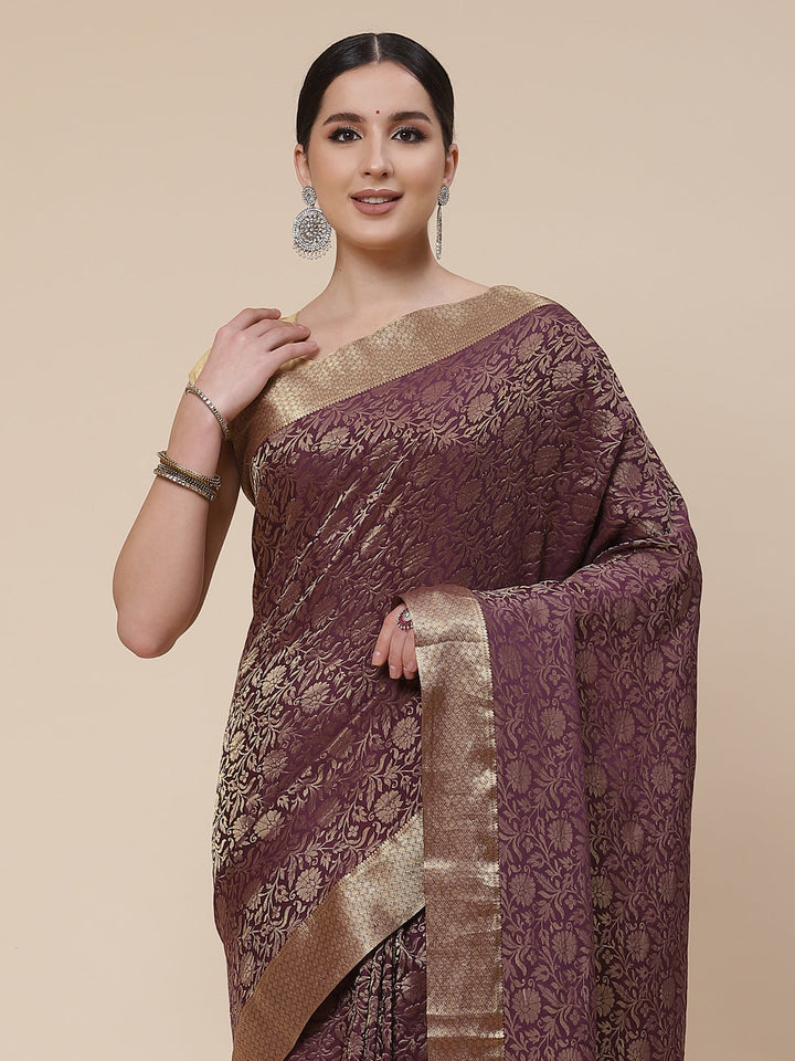 Zari Zaal Banarasi Woven Saree