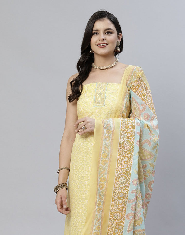 Printed Cotton Suit Piece