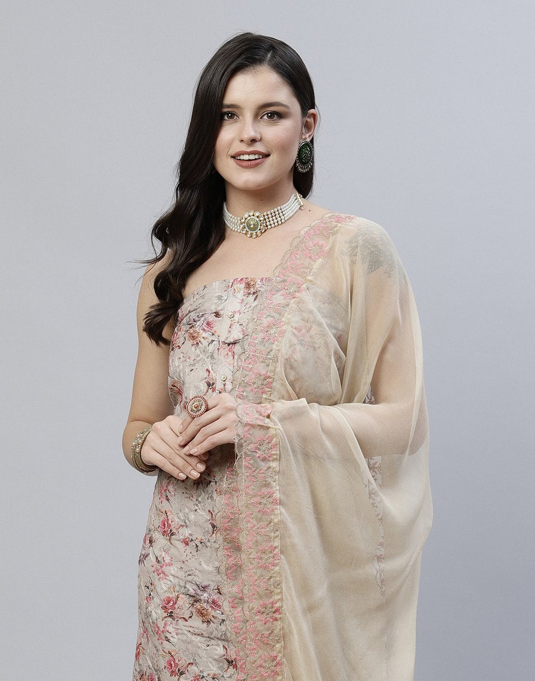 Printed Muslin Suit Piece