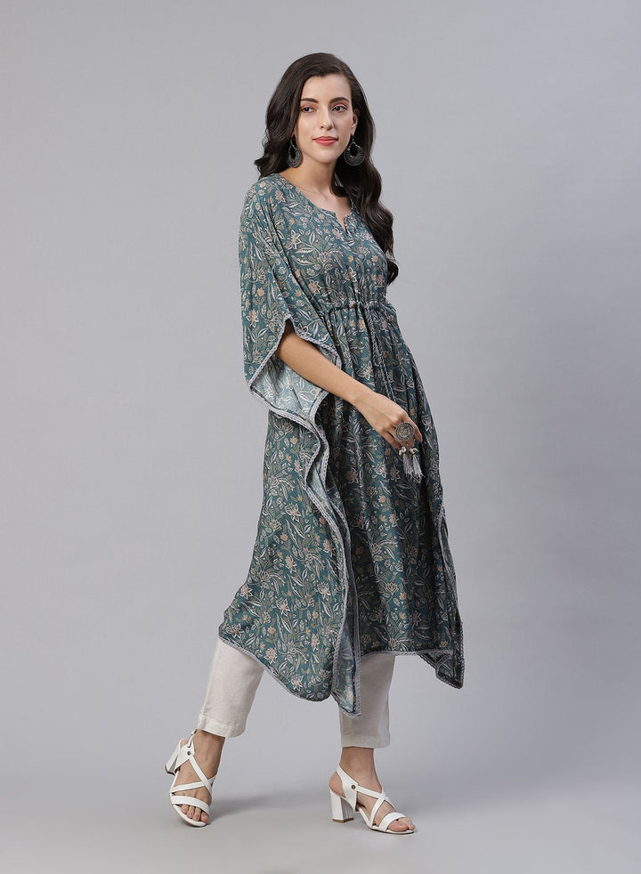 Printed Cotton Kaftan