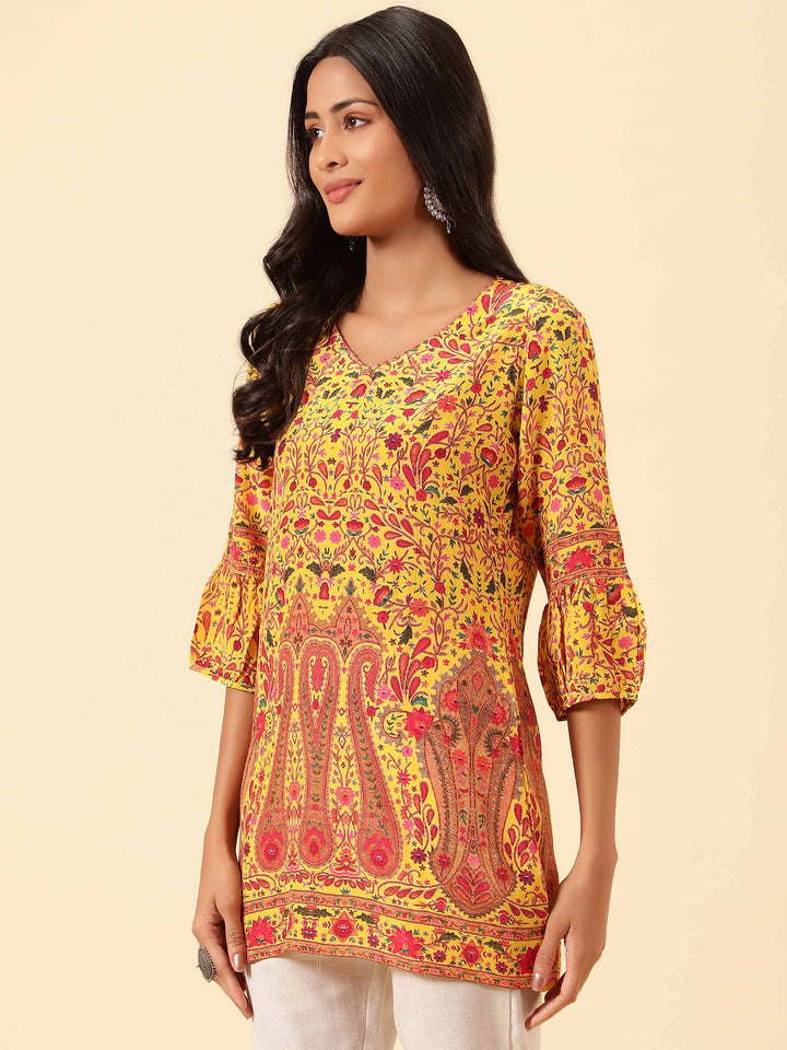 Printed Crepe Kurti