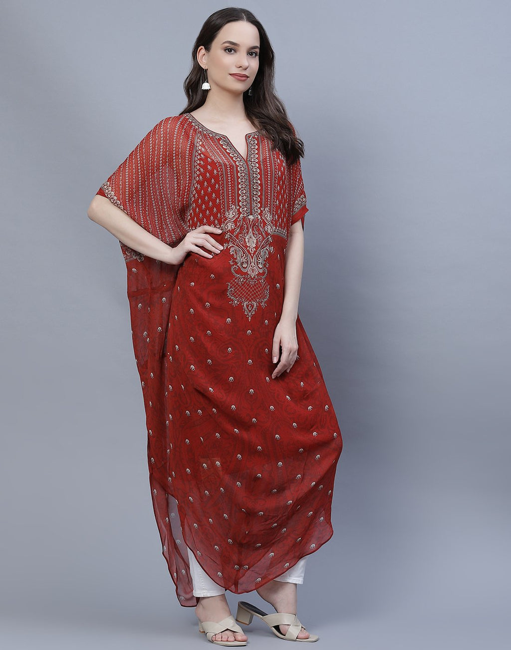 Digital Print Georgette Tunic