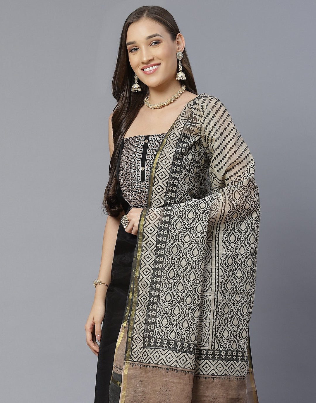Chanderi Suit Set