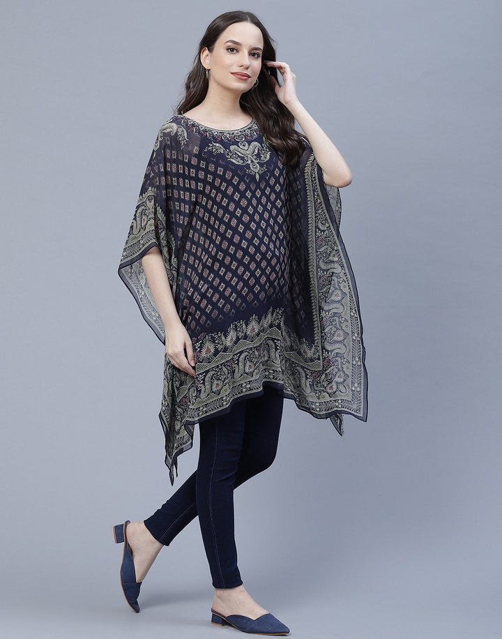 Digital Print Georgette Kaftan