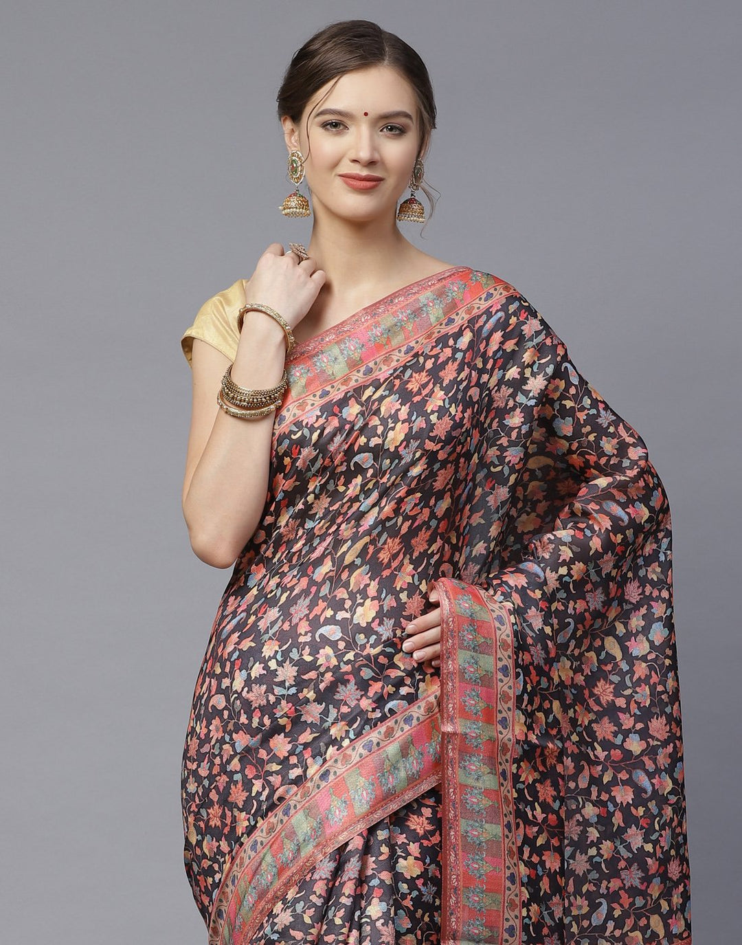 Printed Art Handloom Saree