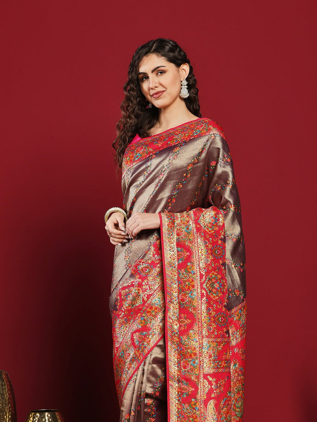 Woven Design Dola Silk Saree