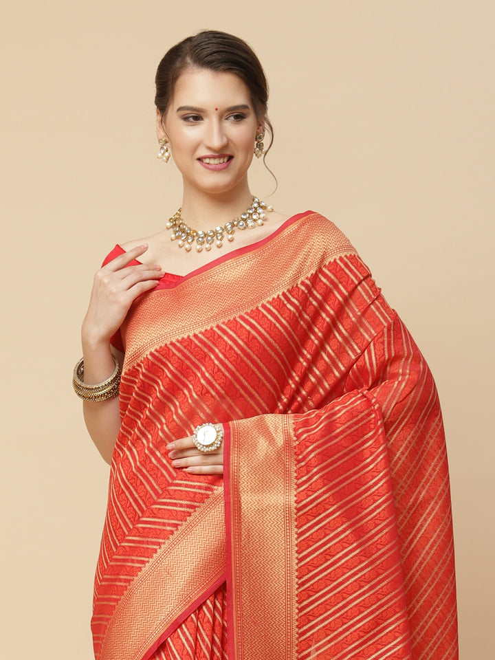 Zari Jaal Cotton Woven Saree