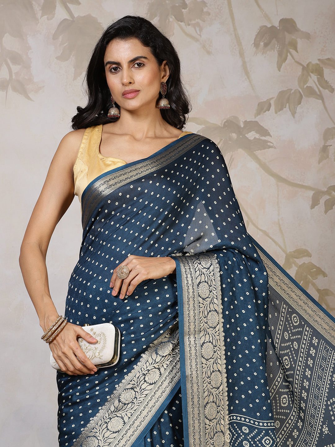 Digital Printed Georgette Saree
