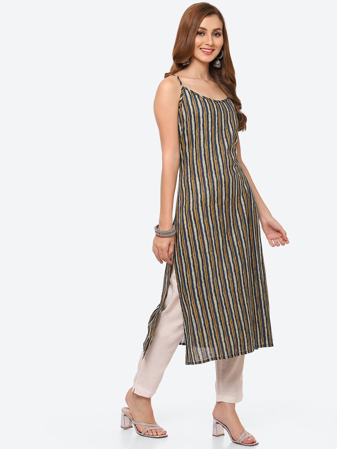 Printed Cotton Double Layered Kurta