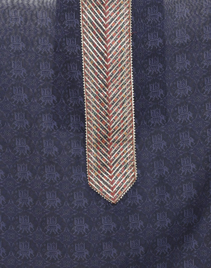 Printed Chanderi Suit Piece