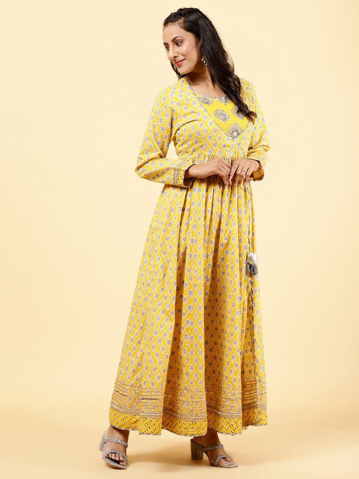 Floral Printed Cotton Kurta