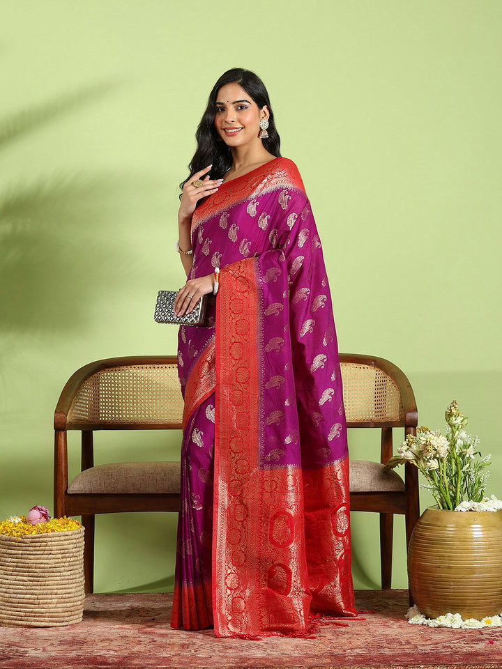 Plain Crepe Saree