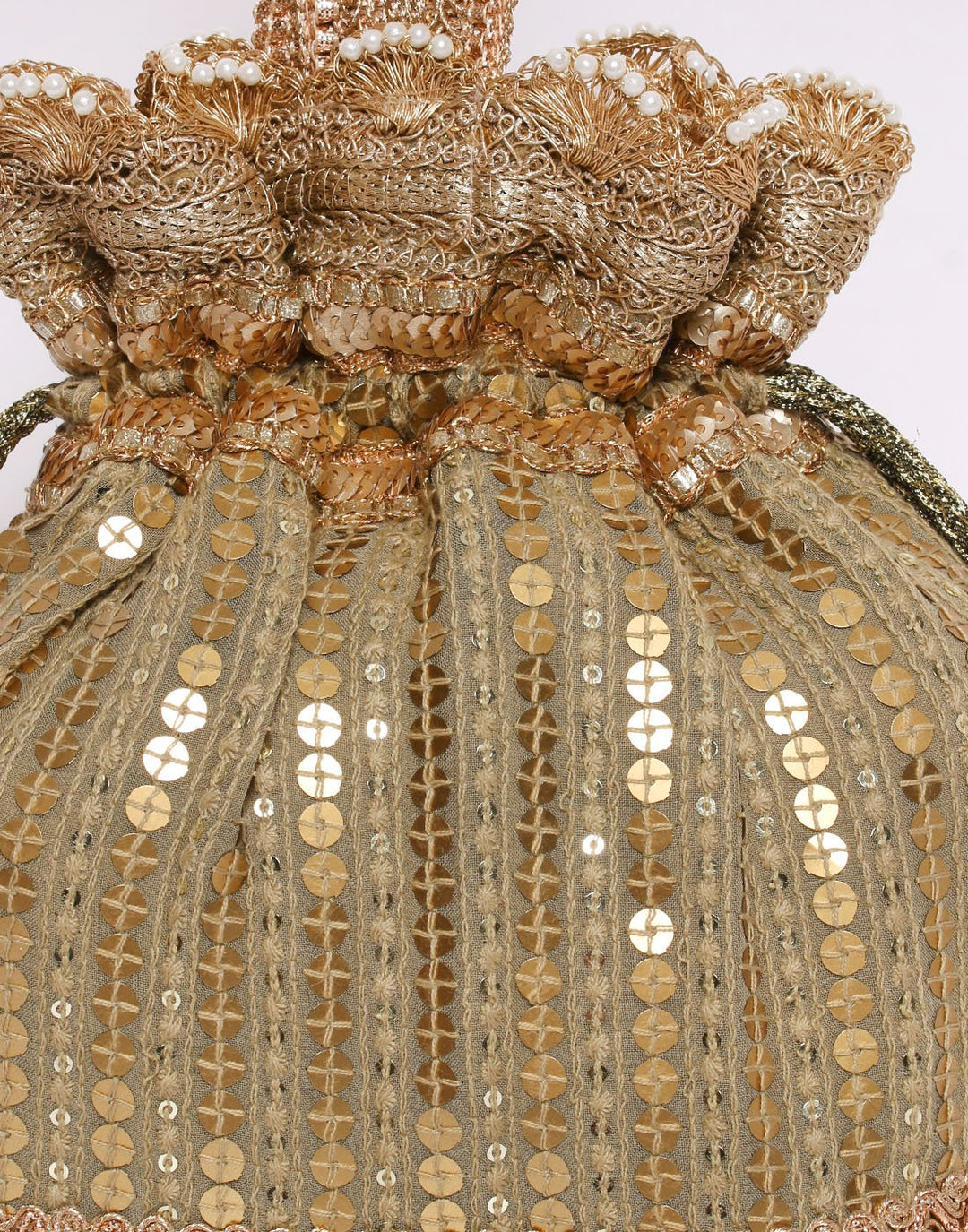 Ethnic Embroidered Sequince Potli