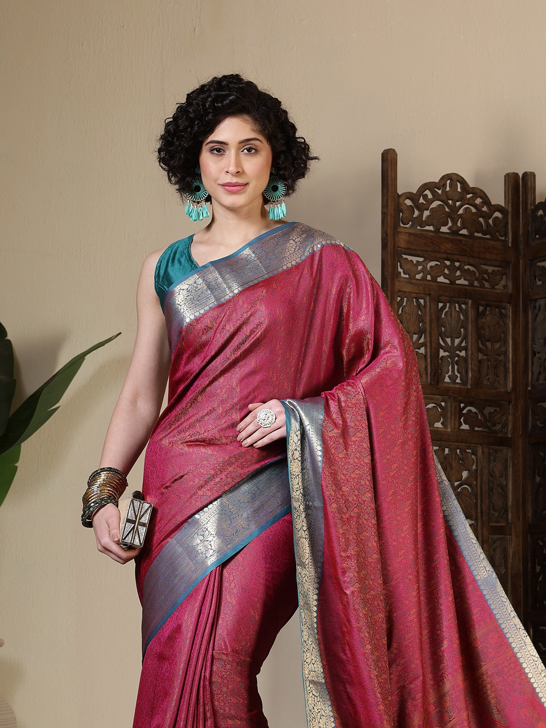 Woven Design Art Silk Saree