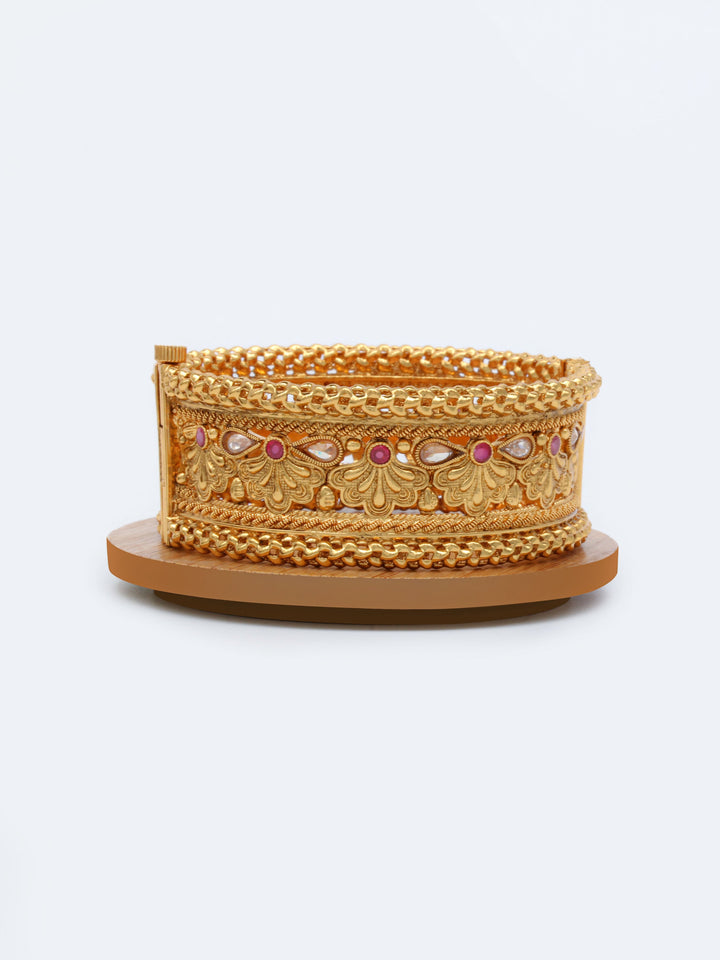 Golden &amp; Pink Bangle Set