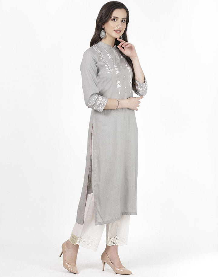 Pink Cotton Kurti