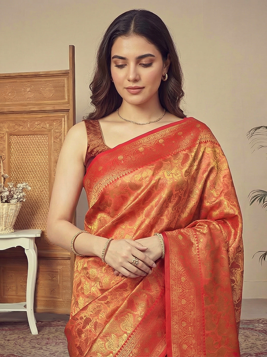 Woven Design Art Silk Saree