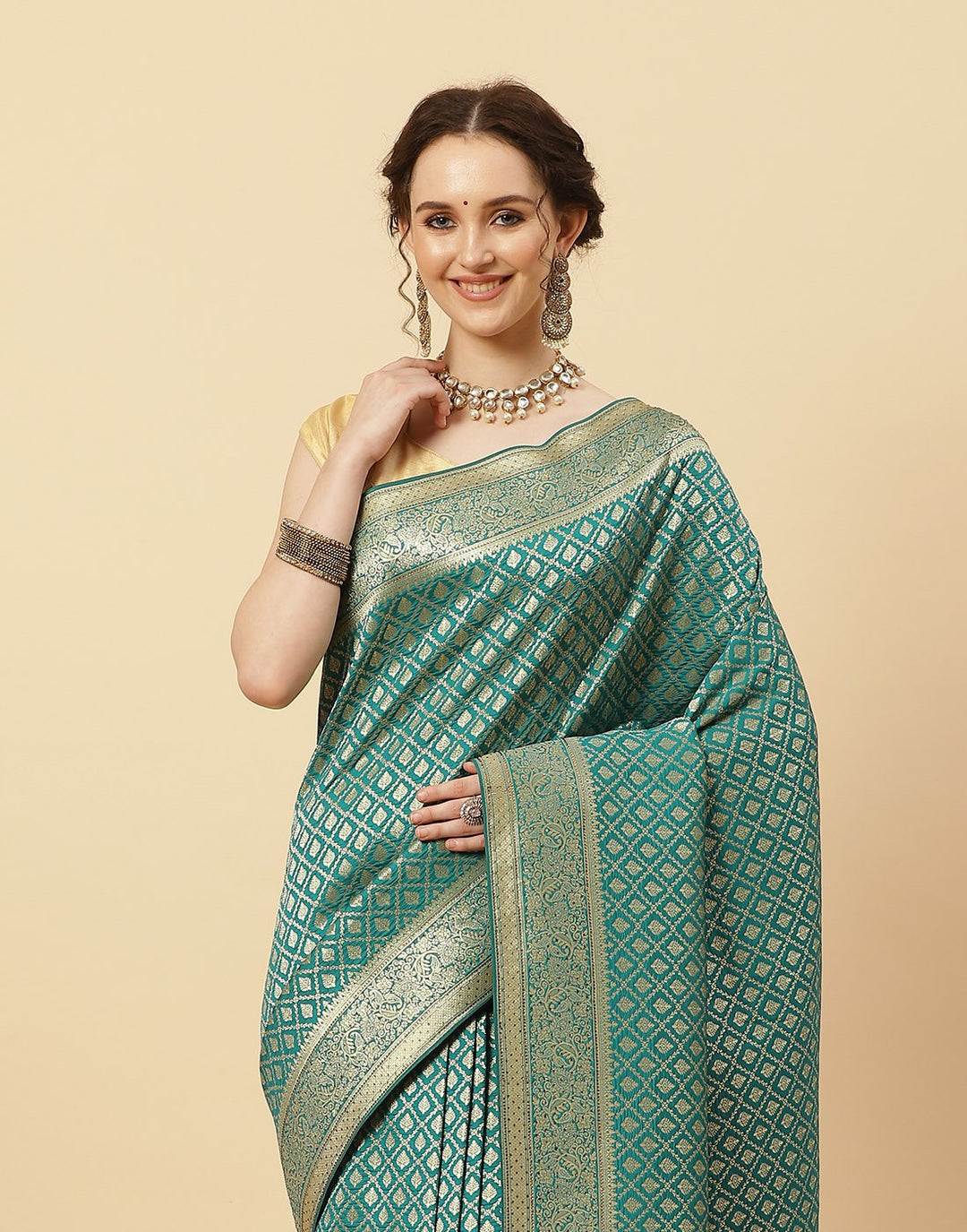 Embroidered Banarasi Saree