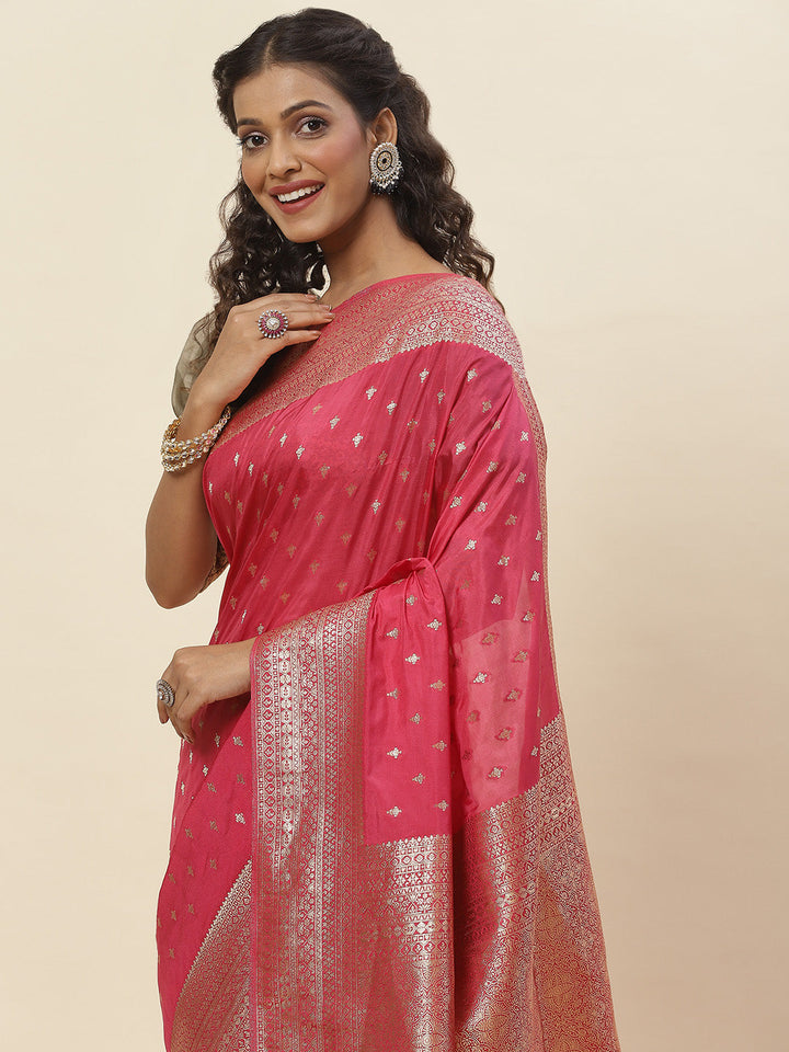 Zari Border Woven Handloom Saree
