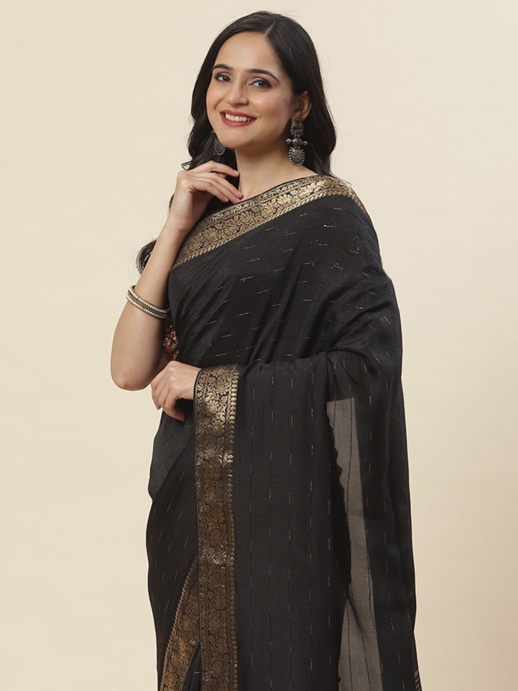 Embroidered Handloom Saree