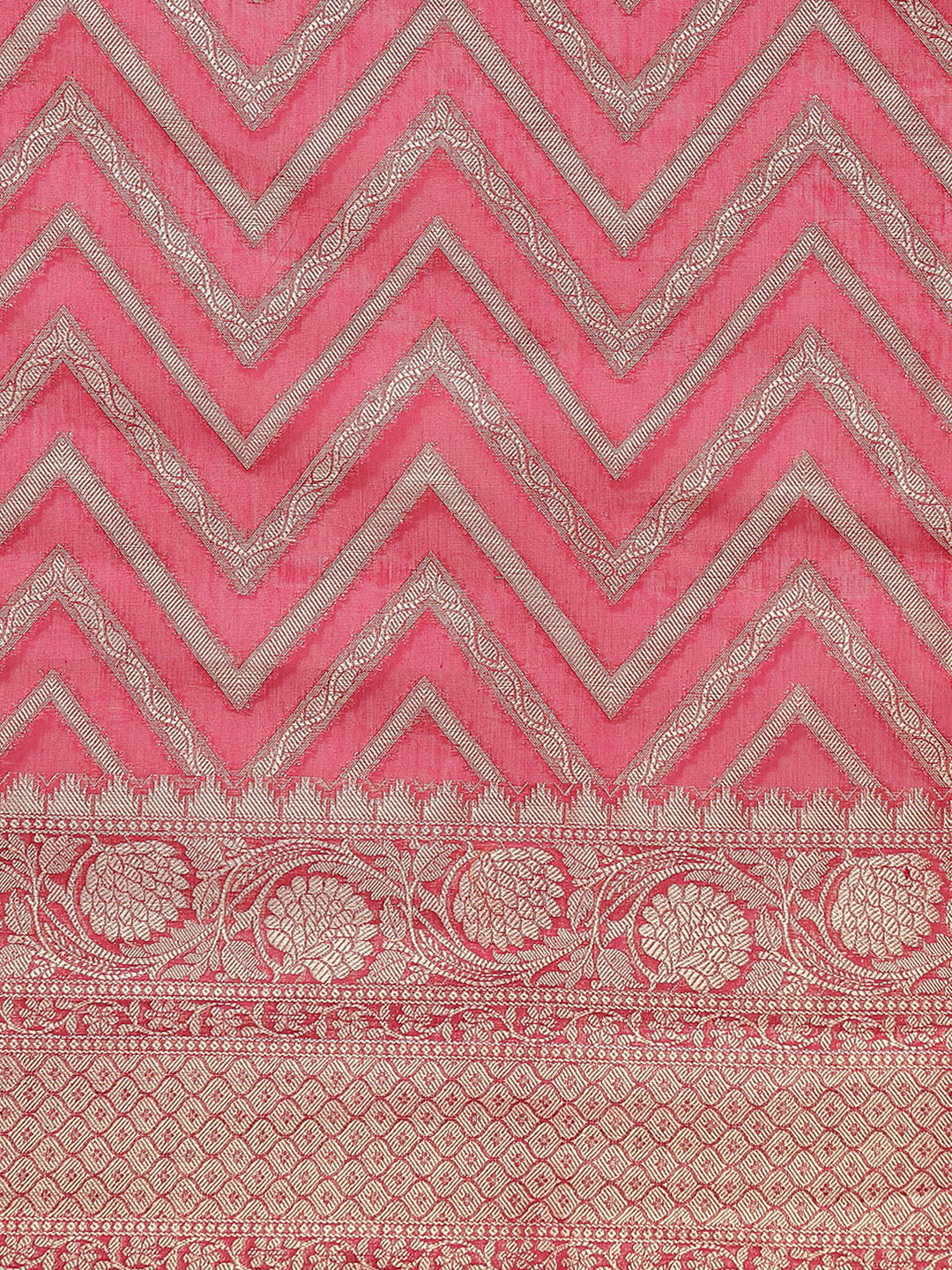 Zari Jaal Cotton Woven Saree
