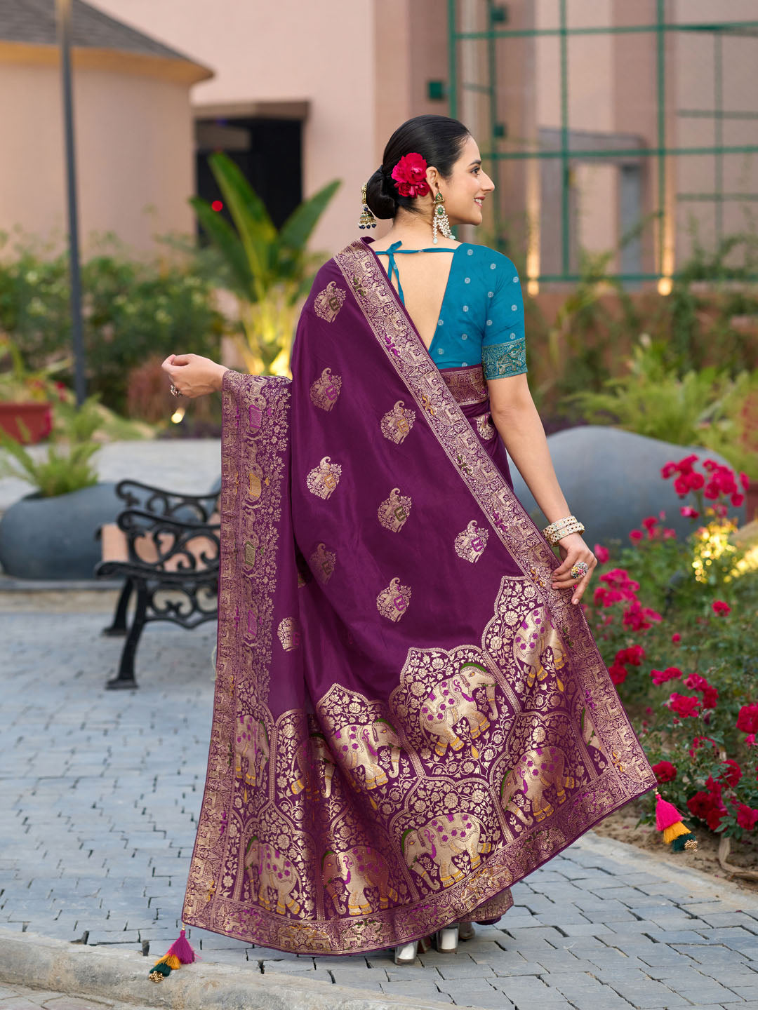Woven Design Dola Silk Saree