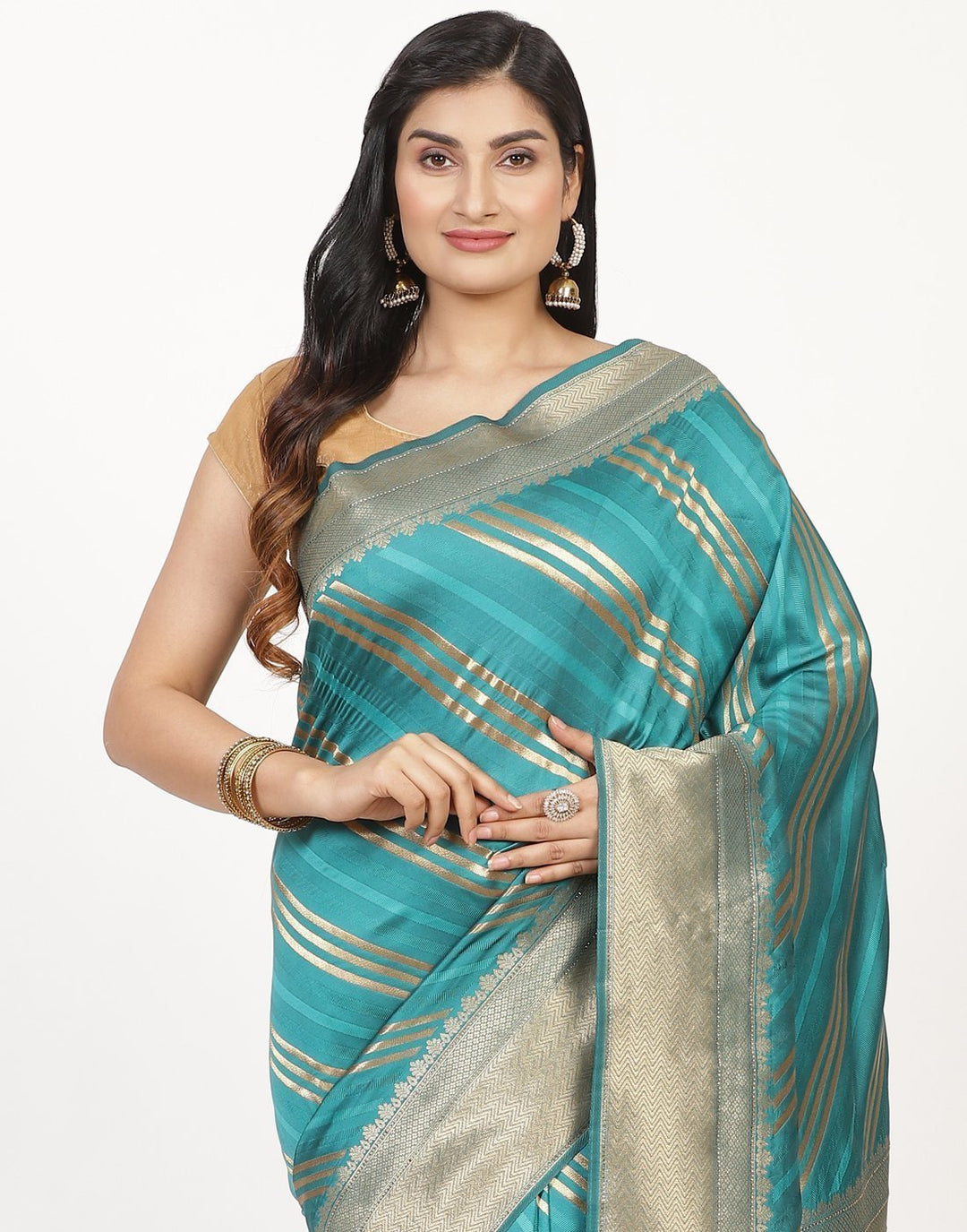 MBZ Meena Bazaar-Banarasi Silk Woven Saree