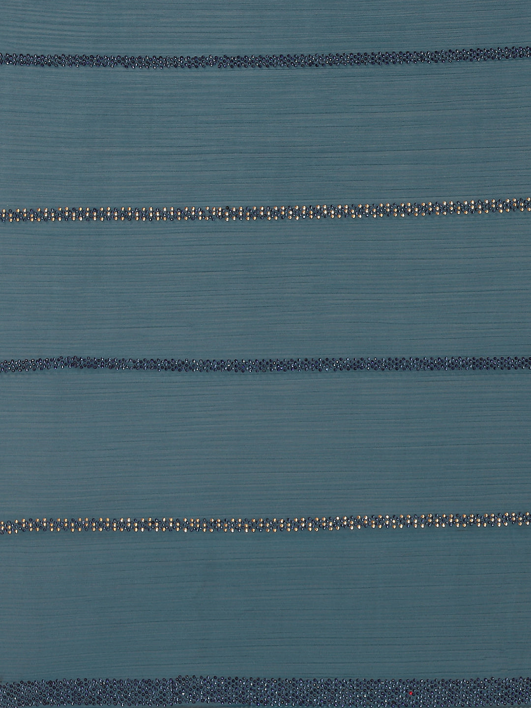 Zari Border Booti Chiffon Plain Saree