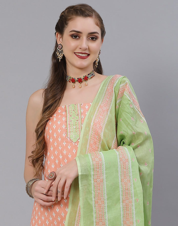 Cotton Printed Suit Piece