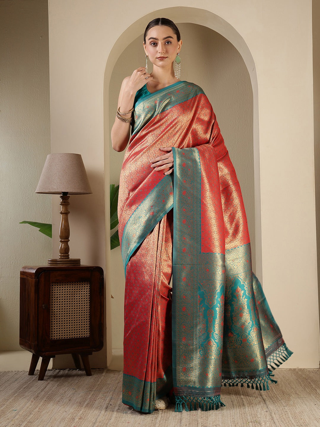 Woven Design Art Silk Saree