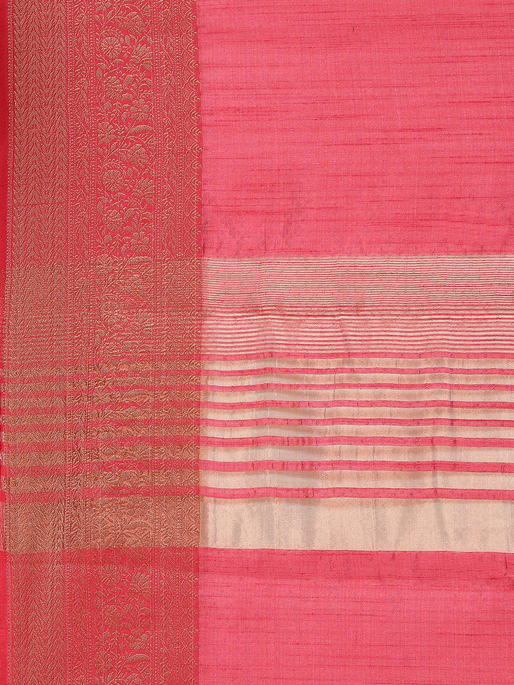 Zari Border Booti Handloom Woven Saree