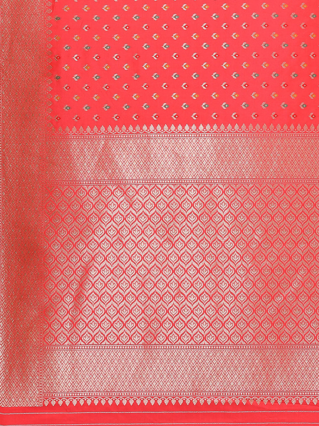 Zari Booti Woven Art Silk Banarsi Saree