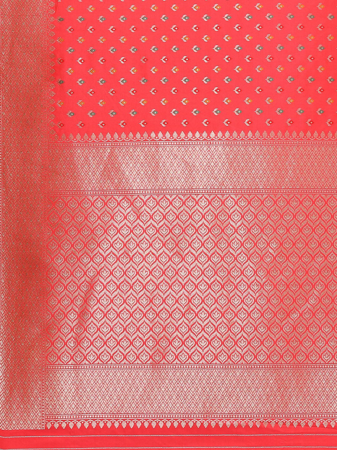 Zari Booti Woven Art Silk Banarsi Saree
