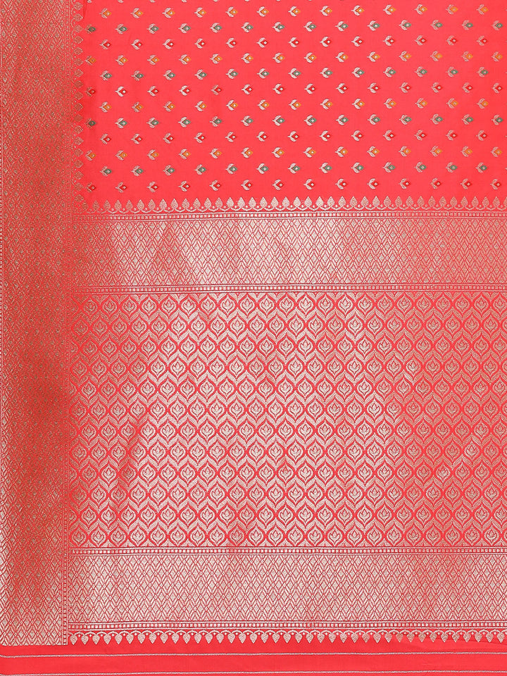 Zari Booti Woven Art Silk Banarsi Saree
