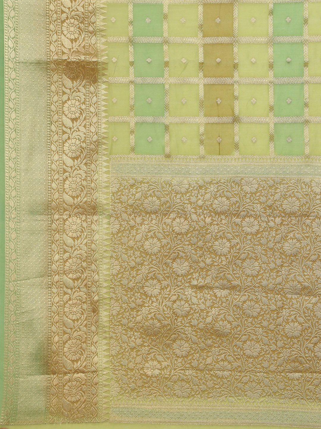 Zari Jaal Cotton Woven Saree