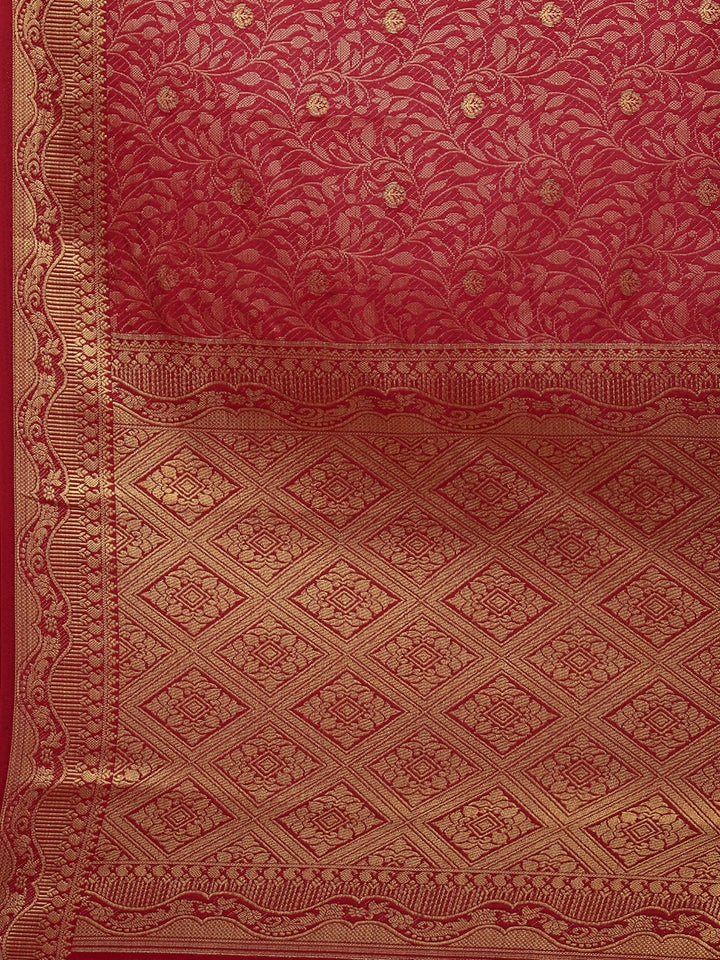 Resham Zari Border Handloom Saree