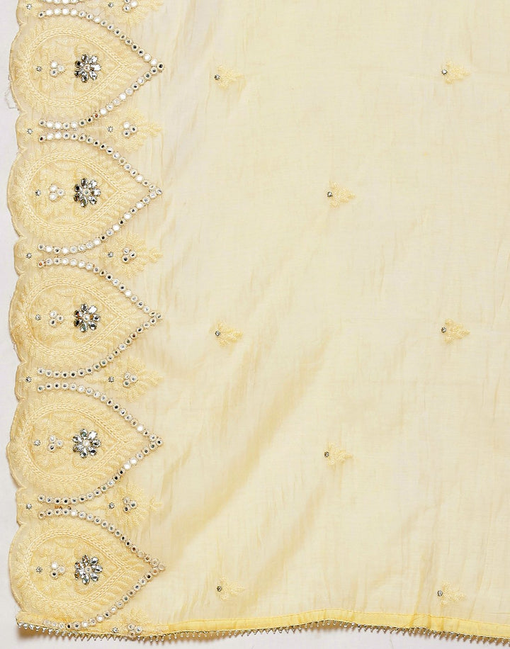 Cotton Embroidered Suit Piece