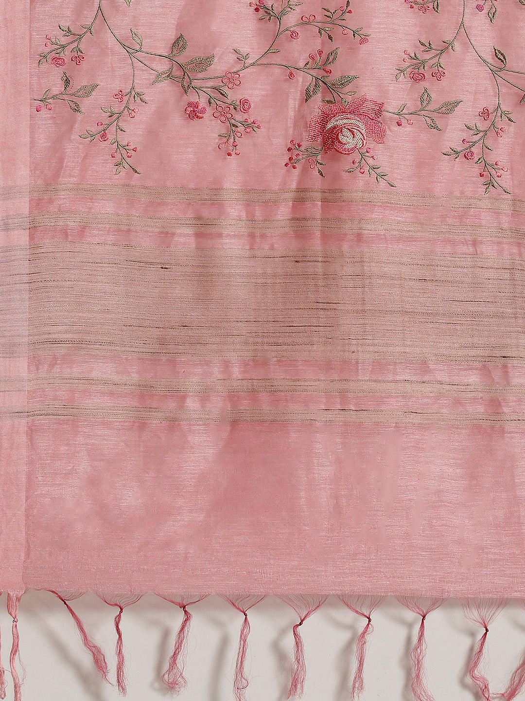 Resham Jaal Embroidered Cotton Saree