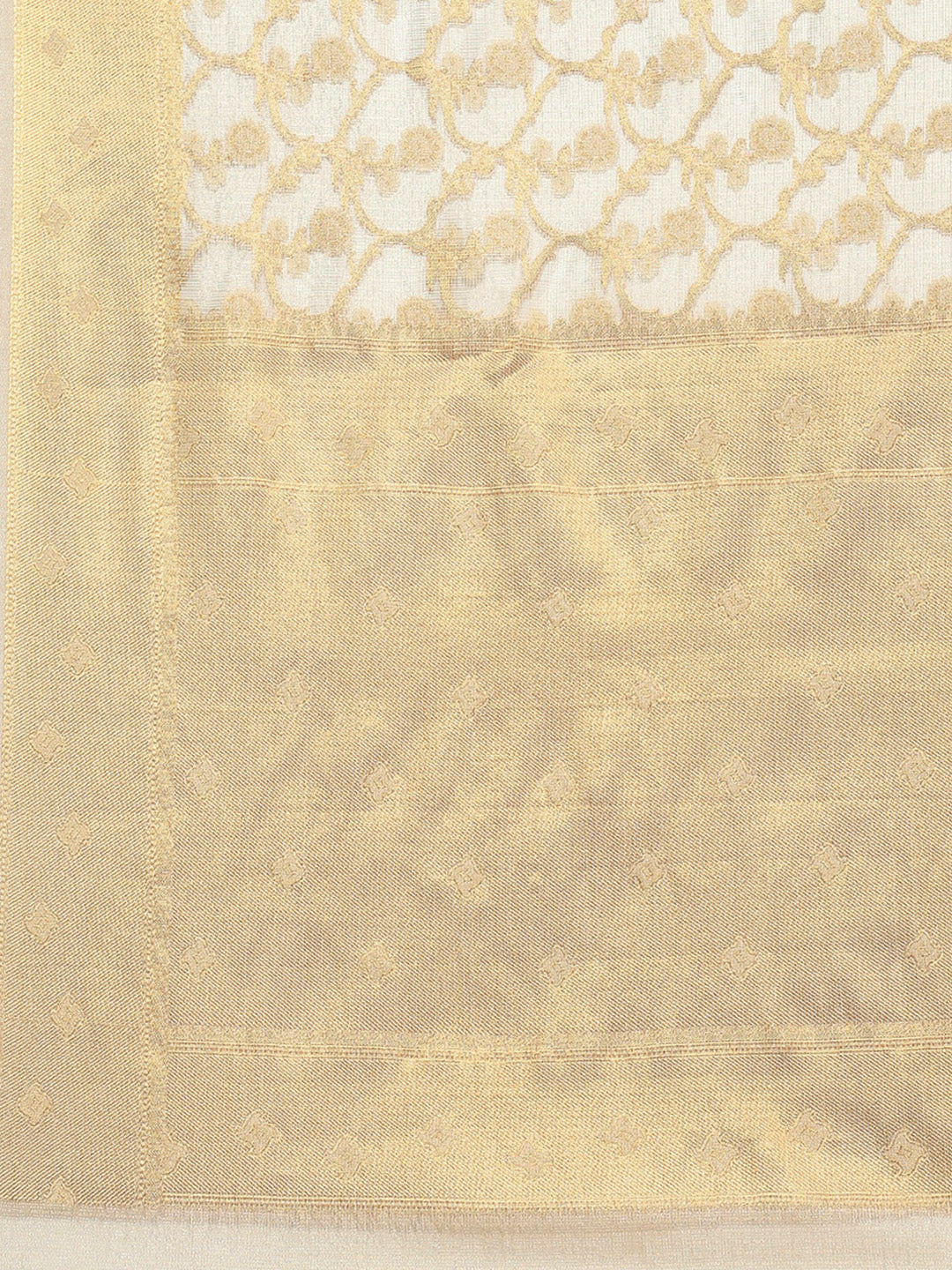 Zari Jaal Woven Cotton Saree