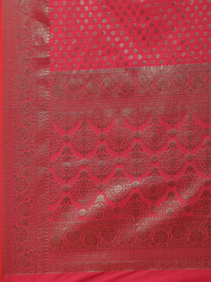 Zari Booti Woven Art Silk Banarsi Saree