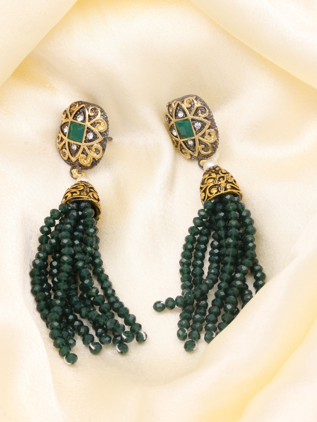 Pearl Necklace Set With Earrings