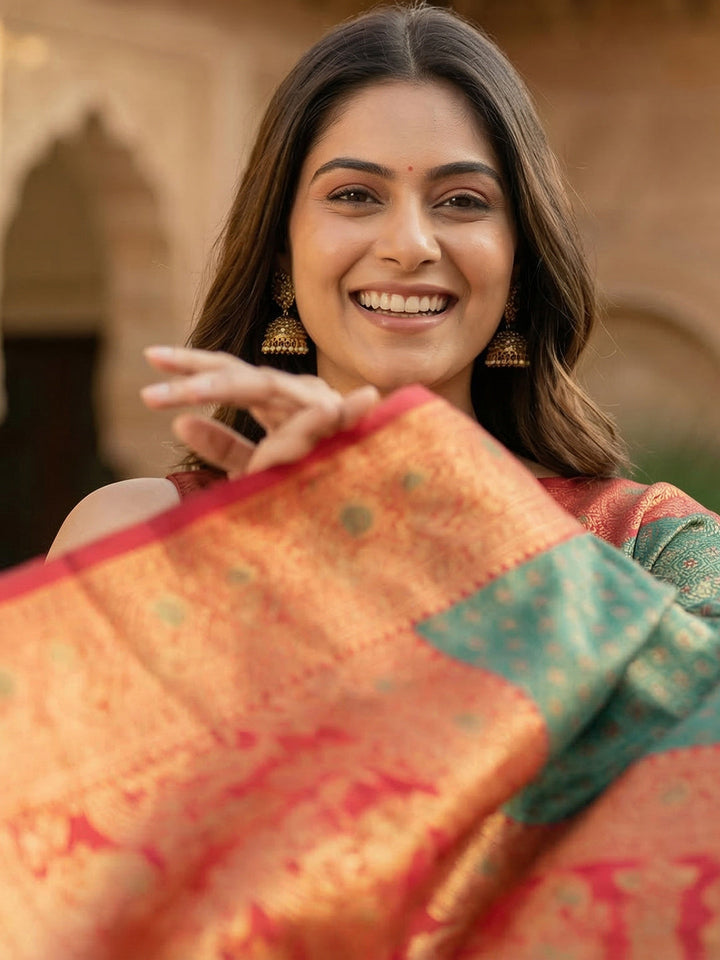 Woven Design Art Silk Saree