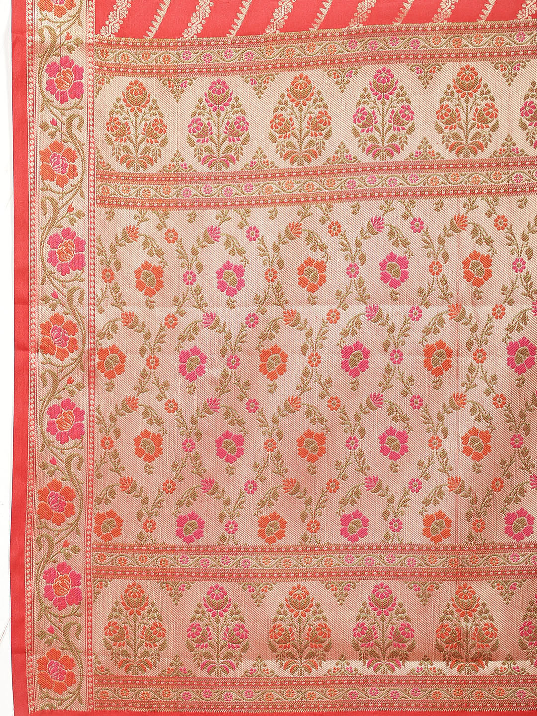 Zari Jaal Woven Cotton Saree